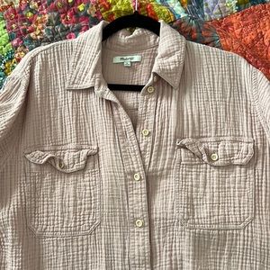 Madewell lightspun button down shirt madewell button down shirt madewell cotton